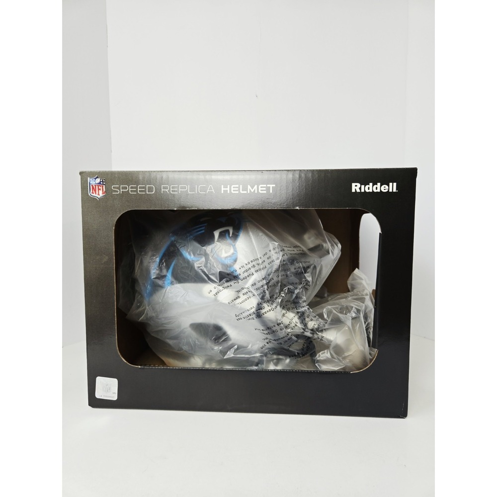 Carolina Panthers Full Size Replica Speed Football Helmet silver w/box Riddell